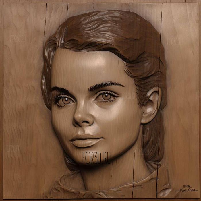 Natalie Wood 1 stl model for CNC